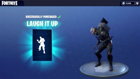 When is laugh it up coming back - Laugh It Up was first released in Chapter 1, Season 4. With a loud and obnoxious donkey laugh, this emote became the perfect answer to those looking for an emote to throw out after winning a fight. It is a humiliating emote and that is why everyone loves it. The Laugh It Up emote takes the cake as the greatest Fortnite emote ever made.